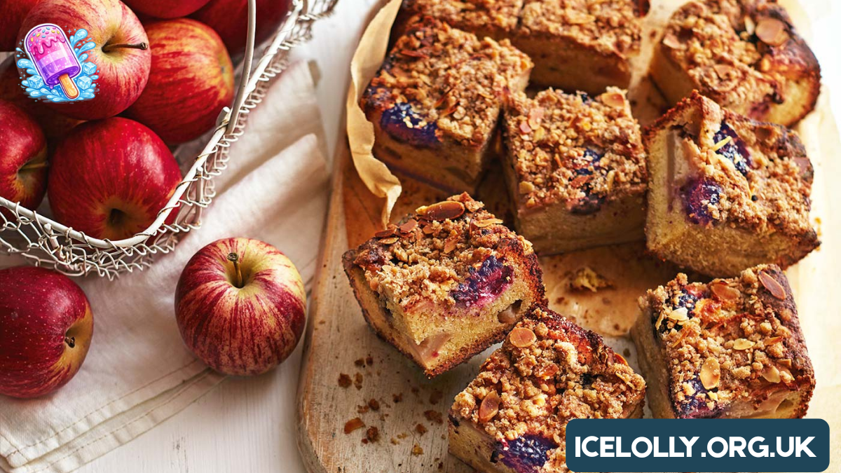 apple and blackberry crumble